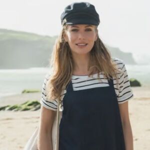 Celtic & Co organic cotton Marine Stripes T-shirt. Small.